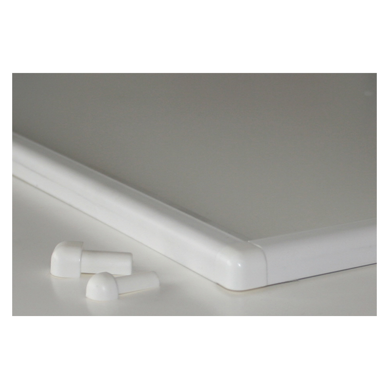 Obli profil 8 mm x 2,5 m - MACAN PT DBP PVC profil mramorno bijeli
