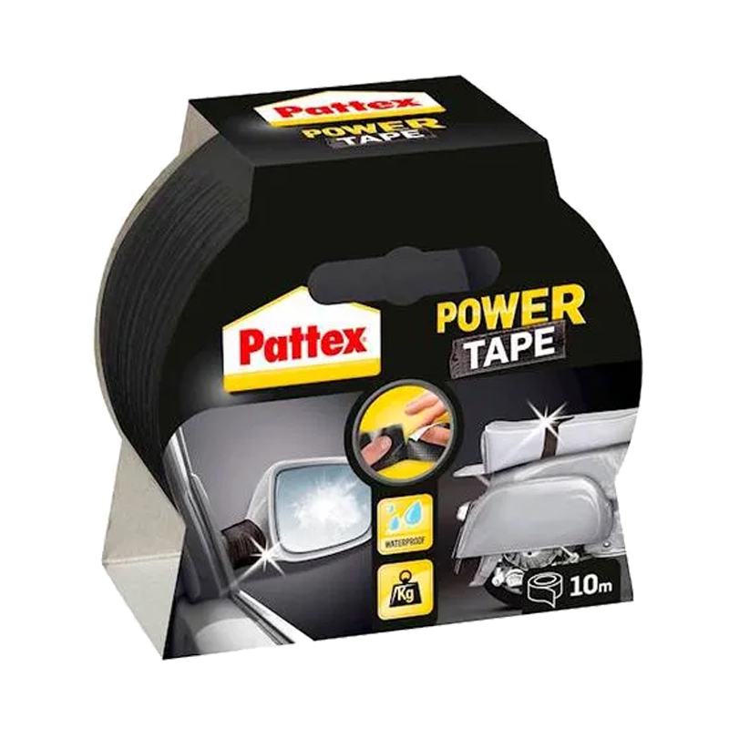 Ljepljiva traka 10 m - Pattex Power Tape crna