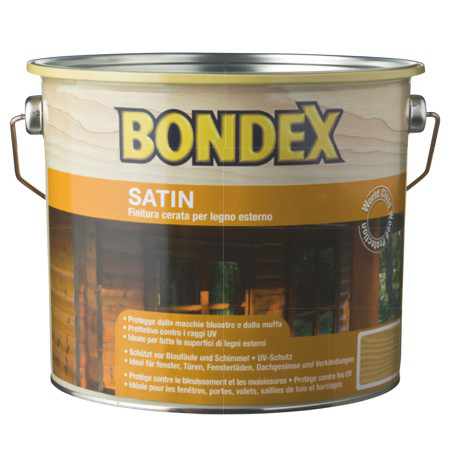 Debeloslojna boja (lazura) za drvo 5 L - Bondex Satin Tik (003)