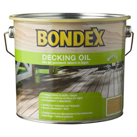Ulje za drvene podove 2,5 L - Bondex Decking Oil Bezbojan (000)