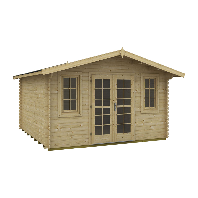 Drvena kuća 380 x 380 cm DORA 40 mm 14,40 m2