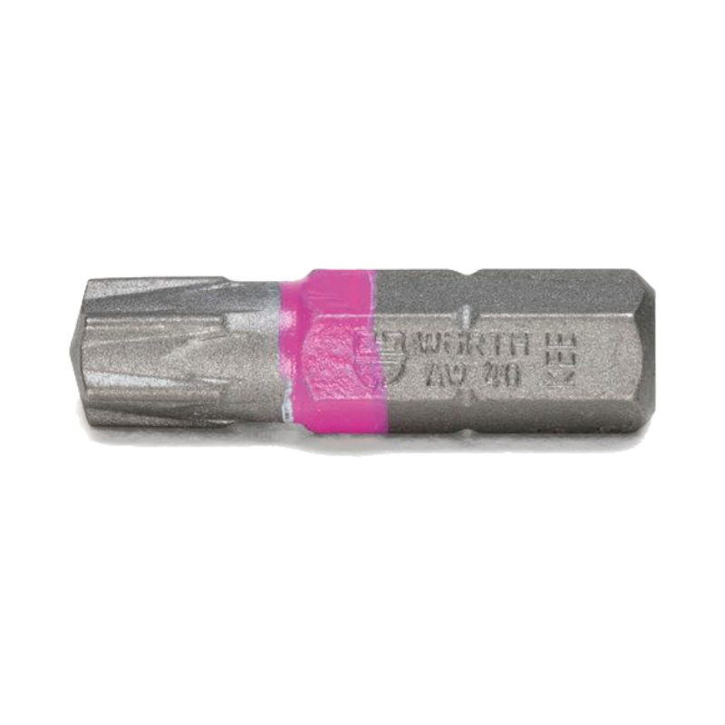 Bit 1/4 - 25 mm - WURTH AW30 ružičasti