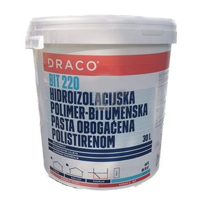 Hidroizolacijski dvokomponentni premaz 30 L DRACO BIT 220