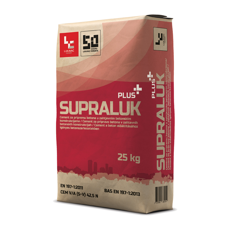 Cement 25 kg - Lukavac Supraluk Plus CEM V/A (S-V) 42,5N