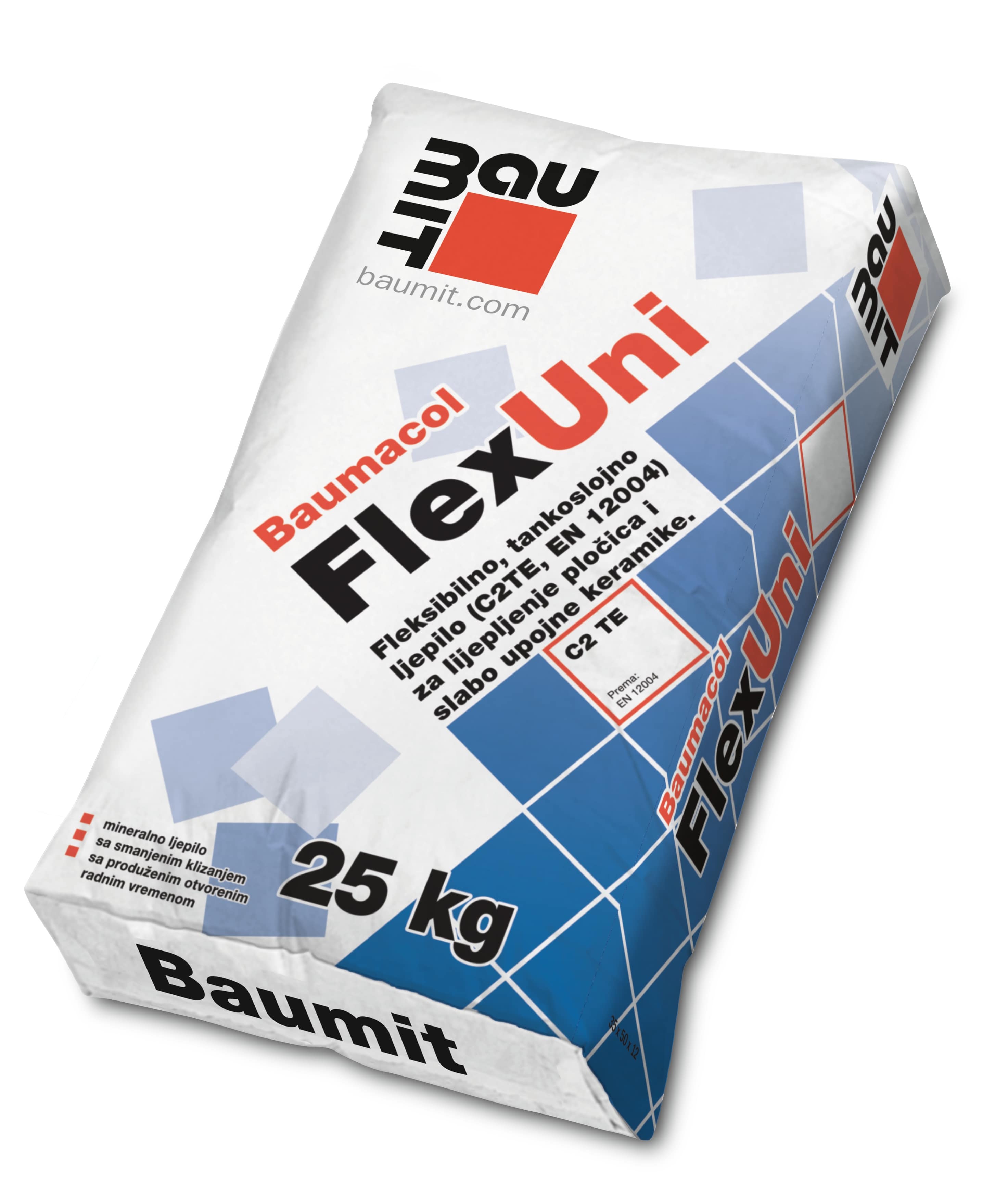 Fleksibilno tankoslojno ljepilo za keramiku 25 kg - BAUMIT Baumacol FlexUni FlexUni