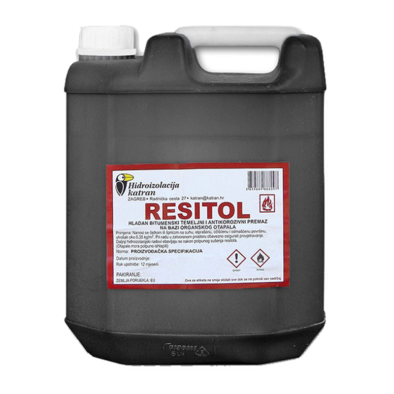 Bitumenski premaz 9 kg HIDROIZOLACIJE KATRAN Resitol