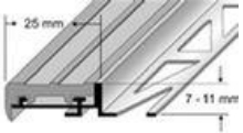 Protuklizni profil za stepenice 11 mm x 2,5 m - MACAN PT Durastep 11 crni