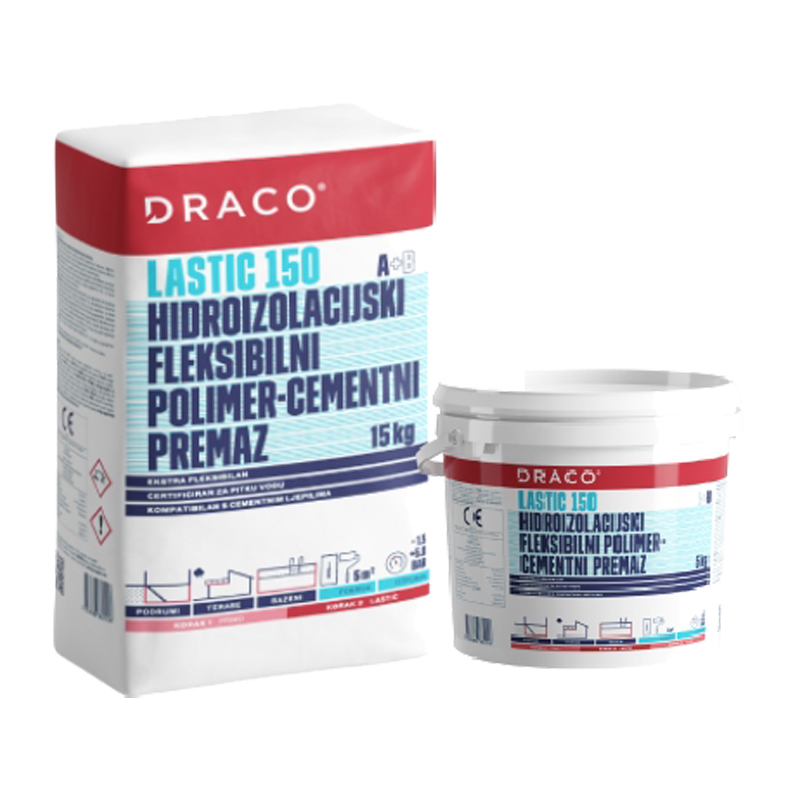 Hidroizolacijski polimer-cementni premaz 20 + 5 kg DRACO LASTIC 150