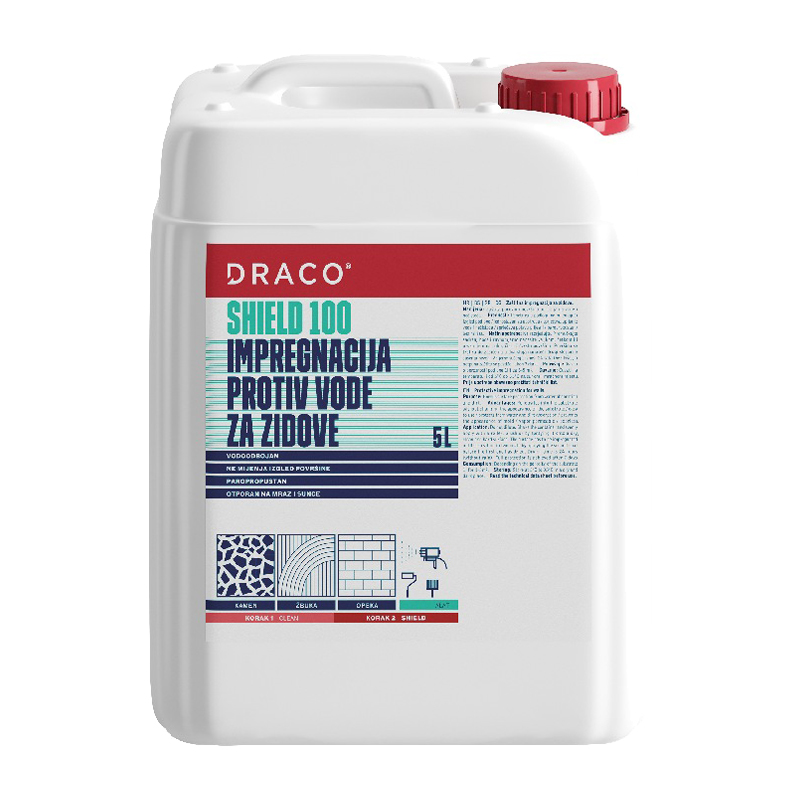 Impregnacija protiv vode 5 L DRACO SHIELD 100