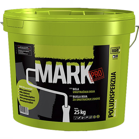 Poludisperzivna boja za unutarnje zidove 8 kg - JUB MARKpro Poludisperzija