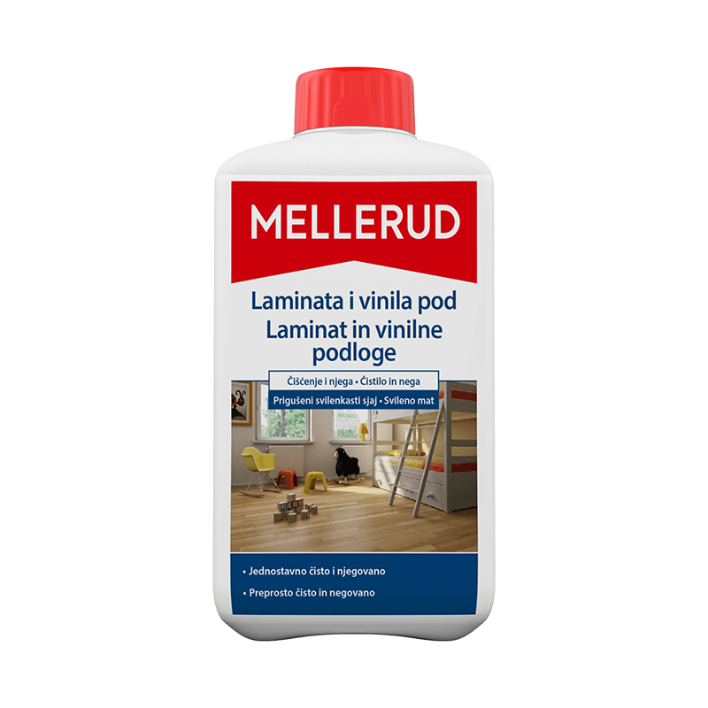 Sredstvo za čišćenje i njegu 1 L - Mellerud Laminat i vinil pod Prigušeni svilenkasti sjaj