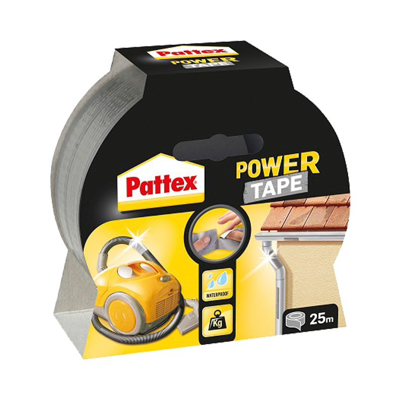 Ljepljiva traka 25 m - Pattex Power Tape srebrna