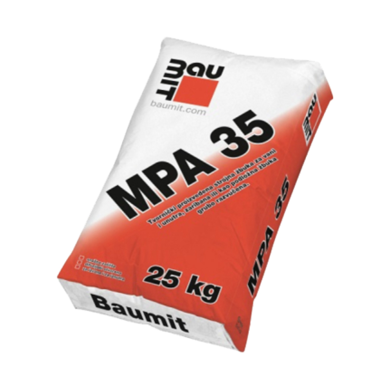 Vapneno - cementna žbuka 25 kg - BAUMIT MPA 35