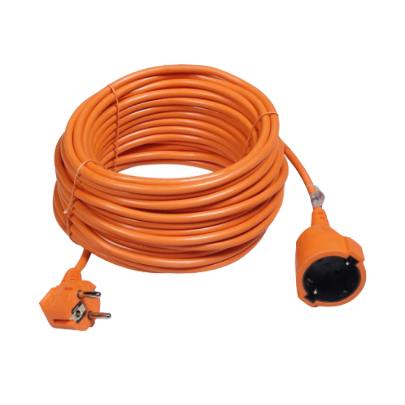 Produžni kabel s utikačem i natikačem 20 m - COMET 0872 A narančasti