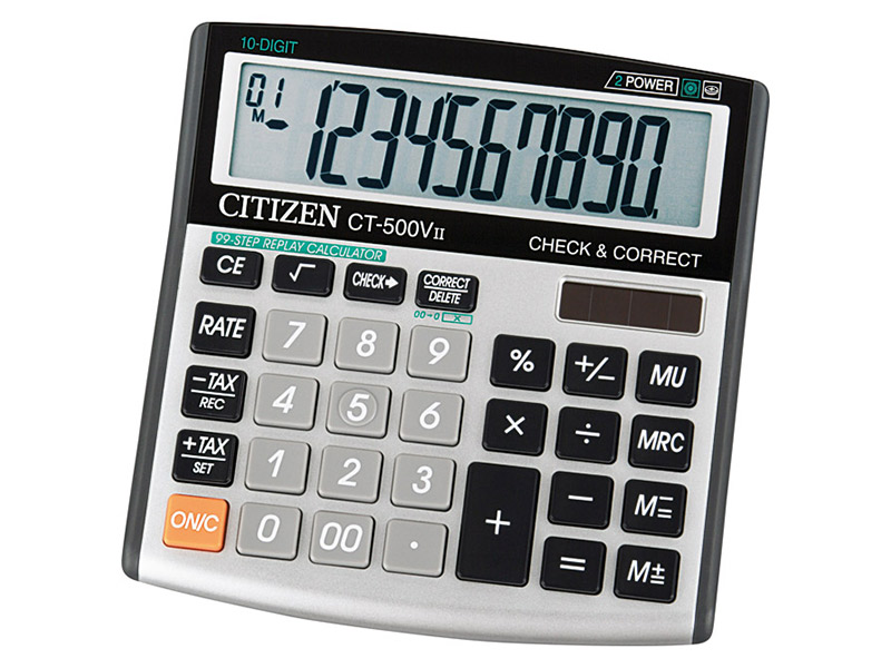 Citizen CT-500VII kalkulator komercijalni 10 mjesta